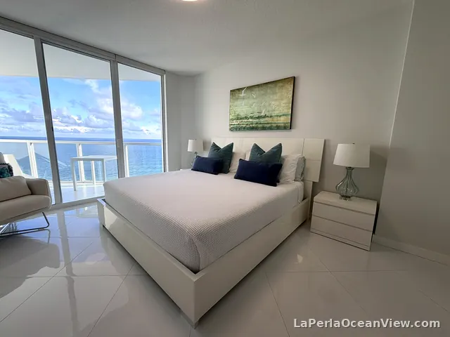 Primary bedroom with ocean view